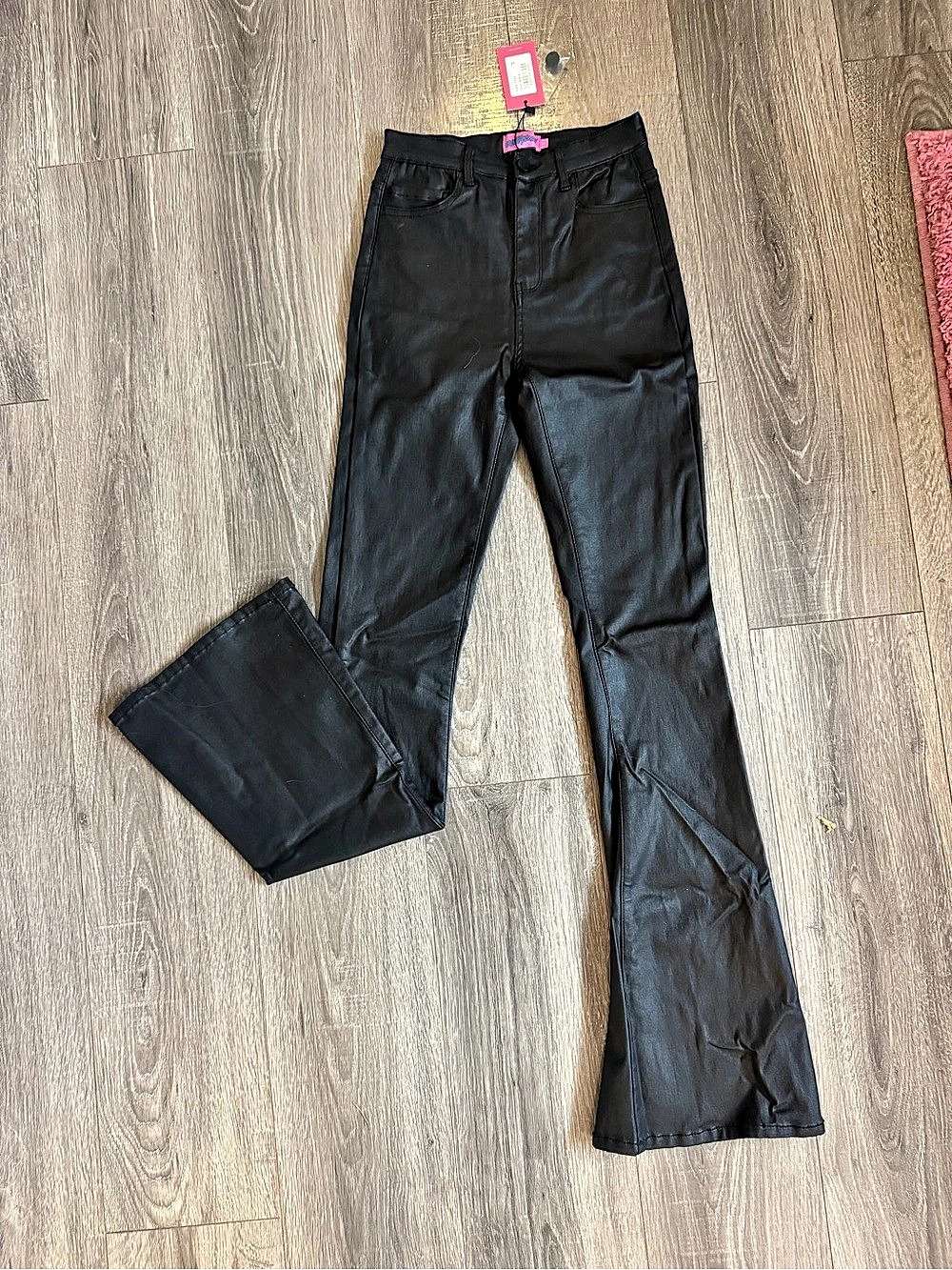 Erik ted Faux Leather Bootcut Pants NWT